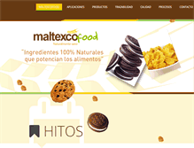 Tablet Screenshot of maltexcofood.com